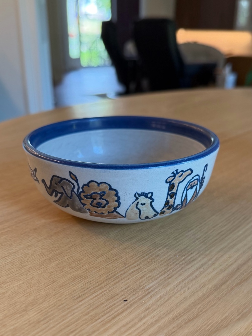 Louisville Stoneware Noah’s Ark Child’s Bowl